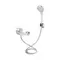 Змішувач для душу Lidz Mars 010 (з душовим гарнітуром) (k40) LDMAR010CRM34892 Chrome