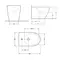 Біде підлогове Qtap Robin 560x355x410 White QT13441381W