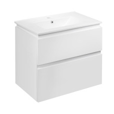 Комплект Qtap Albatross 710х725х460 White тумба підвісна + раковина урізна QT0172TP700D3070CW