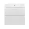 Комплект Qtap Albatross 710х725х460 White тумба підвісна + раковина урізна QT0172TP700D3070CW