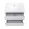 Комплект Qtap Albatross 710х725х460 White тумба підвісна + раковина урізна QT0172TP700D3070CW