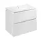 Комплект Qtap Albatross 710х725х460 White тумба підвісна + раковина урізна QT0172TP700D3070CW
