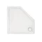 Душовий піддон Qtap Diamond 301112 100x100x12 см + сифон