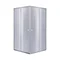 Душова кабіна Lidz Wawel SC90x90.SAT.LOW.GR, скло тон. 4 мм + Lidz Душовий піддон KAPIELKA ST90x90х14
