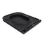 Сидіння для унітаза Qtap Tern 420х340х35 мм, Matt Black, з мікроліфтом, Slim Duroplast, Quick Release QT99HY2322MB
