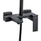 Душова система універсальна Qtap Gemini на три споживачі (з виливом) QTGEM111BLM45686 Black Matt