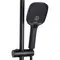 Душова система універсальна Qtap Gemini на три споживачі (з виливом) QTGEM111BLM45686 Black Matt