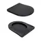 Унітаз підвісний Qtap Robin New Ultra Quiet безобідковий з сидінням Soft-close MATT BLACK QT13332381АSMB