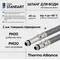 Шланг для підключення змішувача Thermo Alliance Standart (пара) 40 см NYLON M10x1/2"В TAS386W40