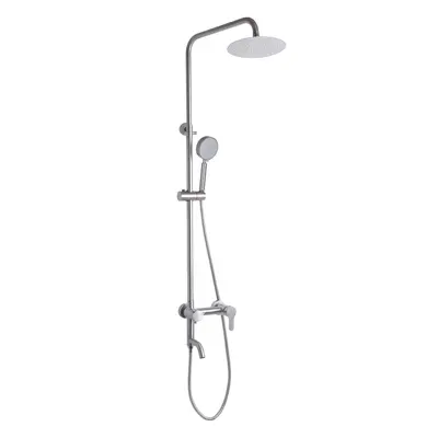 Душова система універсальна Brinex Pure 1030 на три споживачі Nickel BRIPUR1030NKL