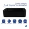 Комплект Qtap Tern: Раковина накладна прамокутна 480х370х135 мм Matt Black + Донний клапан PU03