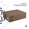Комплект Qtap Tern: Раковина накладна прамокутна 480х370х135 мм Matt Black + Донний клапан PU03