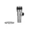 Кран кутовий Thermo Alliance Standart 1/2"ЗЗ нерж., з керам. буксою TAS345W1515SS