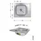 Кухонна мийка Brinex 6050-R 0,6 мм Satin (BRIN6050RSAT06)