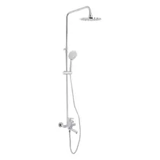 Душова система універсальна Lidz Latwa 1031 на три споживача (з виливом) (k35) Chrome LDLAT1031CRM48993
