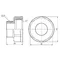 Перехідник Thermo Alliance Forte 1"Вх3/4"З SF3602520