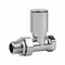Кран радіаторний SD Forte 1/2" прямий хром SF235W15 Кран радіаторний SD Forte 1/2" прямий хром SF235W15