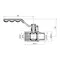 Кран кульовий Thermo Alliance Standart 3/4" ВЗ для газу (важіль) SD605NG20PN40
