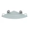 Полиця кутова Lidz Oreo 1001 скляна LDORE1001CRM22180 Chrome