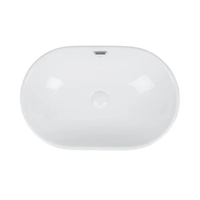 Раковина Qtap Leo 590x400x170 White з донним клапаном QT11114028W
