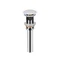 Донний клапан для раковини Qtap PU02O 70х70х227.5 White з переливом