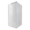 Душова кабіна Qtap Taurus CRM1011SC6 100x100 см, скло Clear 6 мм, покриття CalcLess без піддона
