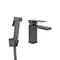 Змішувач для раковини Qtap Gemini (з гігієнічним душем) QTGEM272GMB45692 Gunmetal Black PVD