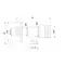 Кран кутовий Thermo Alliance Standart 1/2"ЗЗ нерж., з керам. буксою TAS347W1515SS