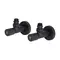 Комплект кранів Thermo Alliance Standart 1/2" З для рушникосушарки кутовий чорний SF395W15B