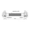 Шланг для води Thermo Alliance Forte D10 (посилений) 20 см NYLON 1/2"x1/2" ВВ TAF383W20