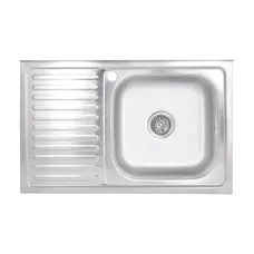 Кухонна мийка Brinex 5080-R 0,6 мм Satin (BRIN5080RSAT06)