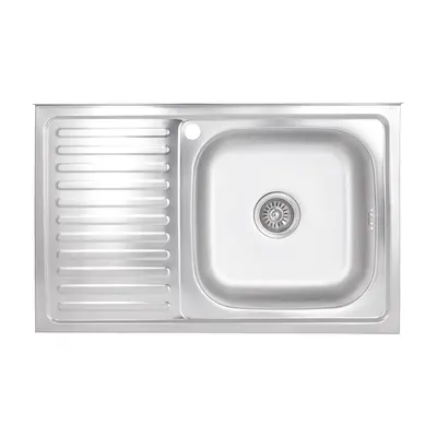 Кухонна мийка Brinex 5080-R 0,6 мм Satin (BRIN5080RSAT06)