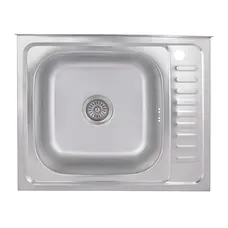 Кухонна мийка Brinex 6050-L 0,6 мм Satin (BRIN6050LSAT06)