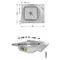 Кухонна мийка Brinex 6050-L 0,6 мм Satin (BRIN6050LSAT06)