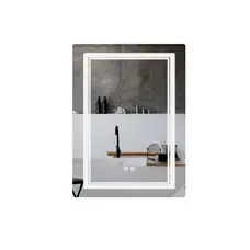 Дзеркало Qtap Cardinal (CA2) 600х800 з LED-підсвічуванням Touch, з антизапотіванням, з димером, рег. темп. кольору (3000-6500K) QT0478C608048453