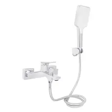 Змішувач для ванни Qtap Arvin з душовим гарнітуром QTARV259CRM48640 Chrome