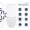 Унітаз підлоговий Qtap Leo Ultra Quiet 620×355×790 мм з сидінням Soft-close, White QTLEO27W49261