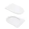 Унітаз підлоговий Qtap Leo Ultra Quiet 620×355×790 мм з сидінням Soft-close, White QTLEO27W49261