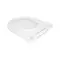 Сидіння для унітазу Qtap (Kolibri) 455×360×30 мм, White, з мікроліфтом Slim Duroplast, Quick Release QTST179W49488