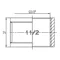 Муфта SD Forte 1" 1/2 ВВ SF35640