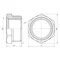 Футорка SD Forte 1"х3/4" ЗВ SF3742520