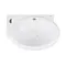 Раковина Qtap Leo 420x280x150 White з донним клапаном QT11115011LW