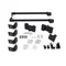 Душова кабіна Qtap Capricorn BLA1099SC6 90x90 см, скло Clear 6 мм, покриття CalcLess без піддона