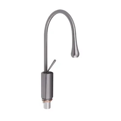 Змішувач для раковини Qtap Virgo з поворотним виливом високий QTVIR1066H103K Gunmetal Black PVD Змішувач для раковини Qtap Virgo з поворотним виливом високий QTVIR1066H103K Gunmetal Black PVD