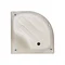 Душова кабіна Latwa SC80x80.SAT.HIGH.FR полукругла, скло Frost 4 мм + Душовий піддон KAPIELKA ST80x80x41, з панеллю Lidz