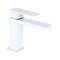 Змішувач для раковини Qtap Gemini QTGEM270CRW45675 Chrome/White