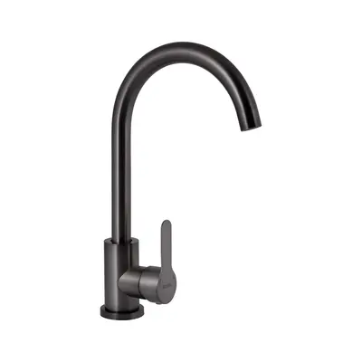 Змішувач для кухні U-образний Brinex Pure 015F U-образний Graphite BRIPUR015FGRP