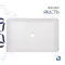 Комплект Qtap Tern: Раковина накладна прамокутна 600x400x110 мм WHITE + Донний клапан PU02
