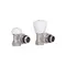 Комплект радіаторних кранів Thermo Alliance Standart 1/2" ВН кутовий TAS232W15