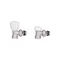 Комплект радіаторних кранів Thermo Alliance Standart 1/2" ВН кутовий TAS232W15